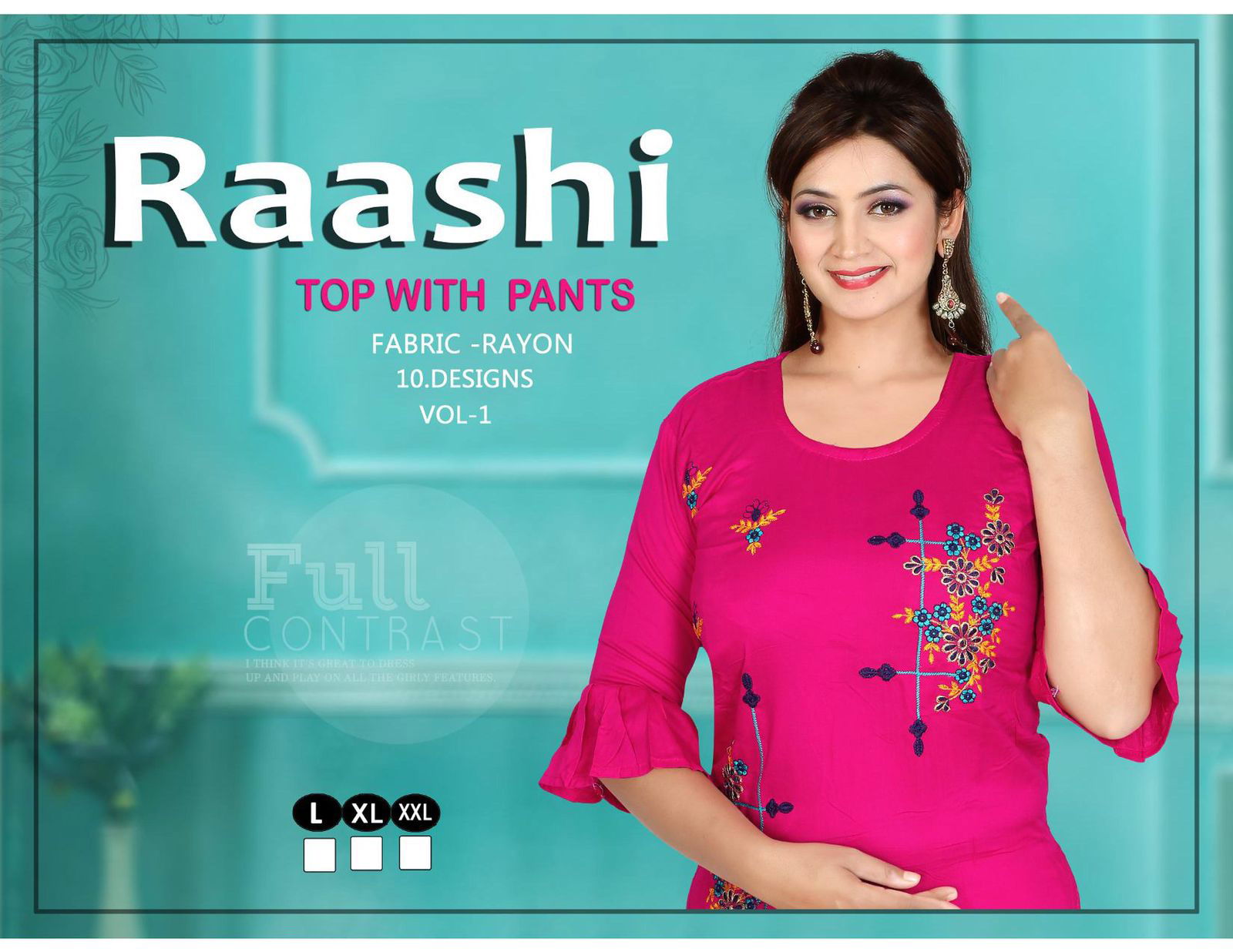 Beauty Queen Raashi Casual Wear Rayon Kurti With Bottom Latest Collection